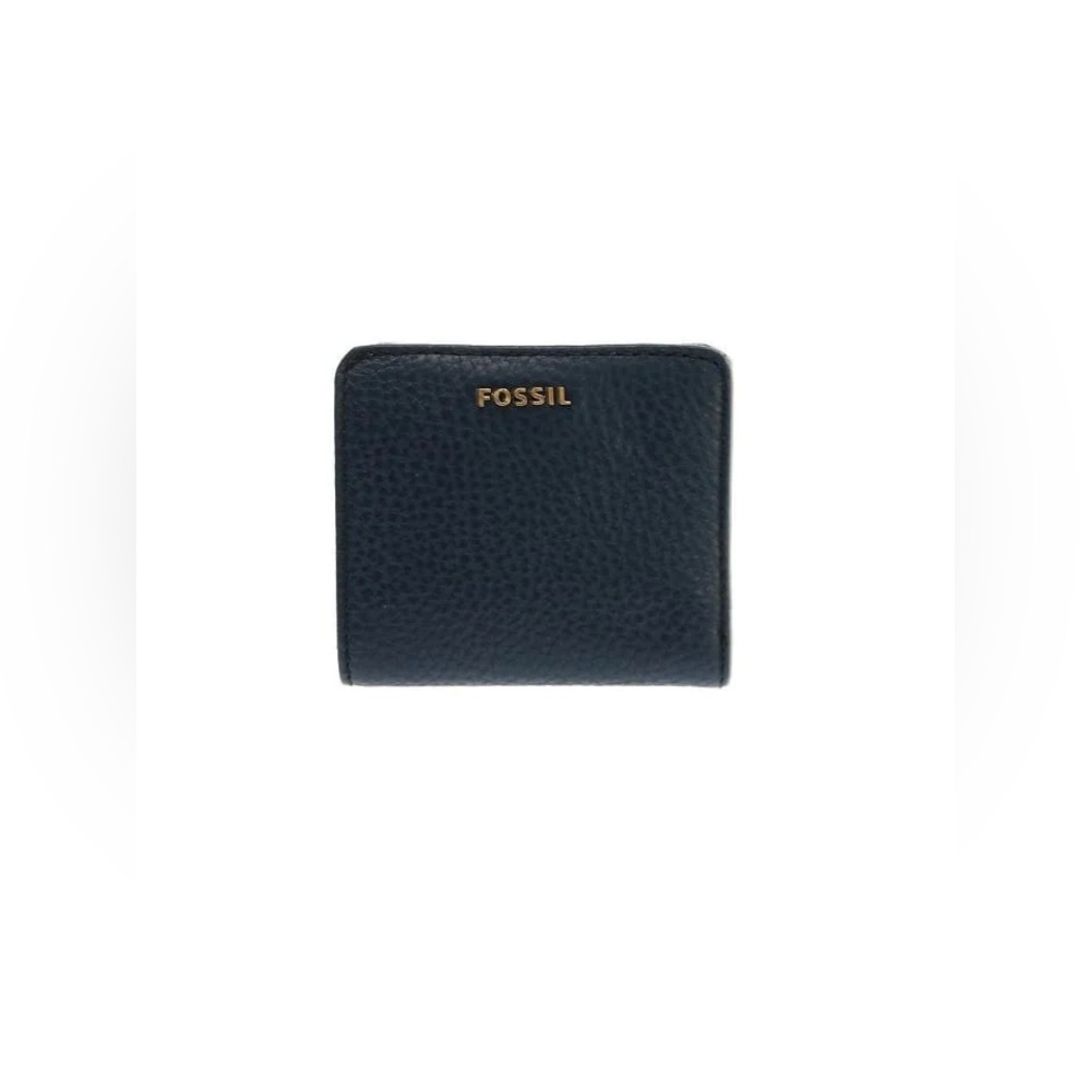 FOSSIL MADISON BIFOLD WALLET CARD CASE - BLACK LEATHER - Nwt - Picture 8 of 11
